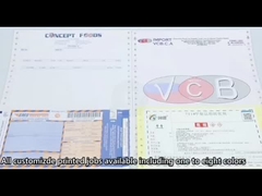 Courier Air Waybill αυτοκόλλητο για τη διεθνή παρακολούθηση και απόδειξη αποστολής δεμάτων Express