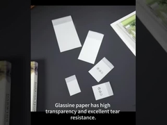 Διαφανή Ανακυκλώσιμα Χάρτινα Σακουλάκια Glassine, Βολικά Σακουλάκια Glassine για Χάρη, Προσαρμοσμένα για Συσκευασία