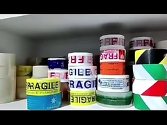 Αδιάβροχη ταινία σφραγίσματος από ειδικό χαρτόνι Μονόπλευρη Τυποποιημένη ταινία BOPP με λογότυπο