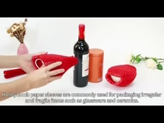 Μεταφορά εύθραυστα προϊόντα πλέγμα χαρτιού Kraft βιοδιασπώμενο μανίκι χαρτιού