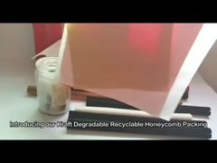 Honeycomb Kraft Χαρτί μανίκι κάλυμμα ανακυκλώσιμο υλικό για εύθραυστα αντικείμενα συσκευασία