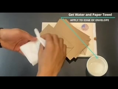 Προσαρμόσιμη βολική πρόσβαση και κλείσιμο φακέλου φακέλου Kraft Kraft