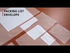 Αδιάβροχη ταχυδρομική ετικέτα τσάντα ανθεκτική στα δάκρυα συσκευασία φάκελος διαφανής