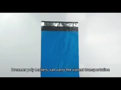 Ασημένιες Custom Poly Mailer Bags Customized Holographic Foil Bags Ανακυκλώσιμες