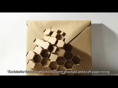 Προσαρμοσμένο χαρτόνι kraft φάκελο mailer σκληροί φάκελοι ανθεκτικοί και φιλικοί προς το περιβάλλον