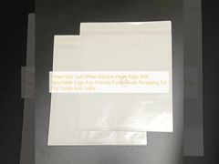 Τριπλής Σφράγισης Λευκά Χάρτινα Σακουλάκια Glassine με Λογότυπο Ανακύκλωσης Οικολογική Συσκευασία Κατάλληλη για Τρόφιμα για Ξηρά Τρόφιμα και Χειροτεχνίες