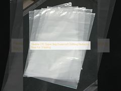 Εύκαμπτη τσάντα φερμουάρ CPE, ανθεκτική στη σκόνη, σακούλες συσκευασίας ρούχων για αποστολή