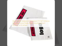 High Quality Waterproof Transparent PE Self Adhesive Shipping Invoice Plastic Paper Document Pouch Packing List Envelope