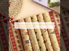 Custom Logo Printed Paper Tissue Paper For Paper Wrapping Roll Greaseproof