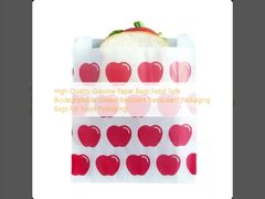 High Quality Glassine Paper Bags Food Safe Biodegradable Grease Resistant Translucent Packaging Bags For Food Packaging