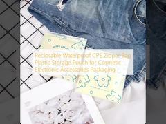 CPE Zipper Bags Durable Waterproof Storage Solution