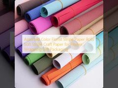 Stripe Kraft Paper Rolls for Florists & Crafts