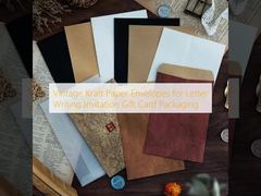 Vintage Kraft Envelopes For Letters & Gifts