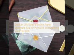 Eco Friendly Glassine Bags For Apparel Packaging